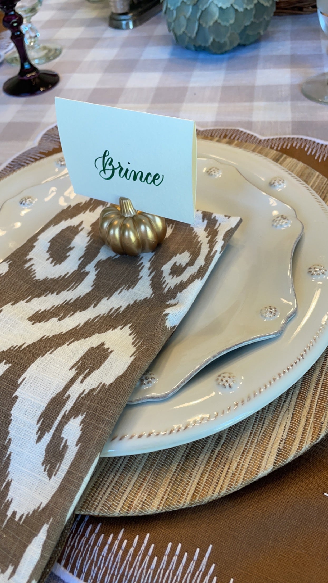 Berry & Thread Scalloped Salad Plate, Whitewash