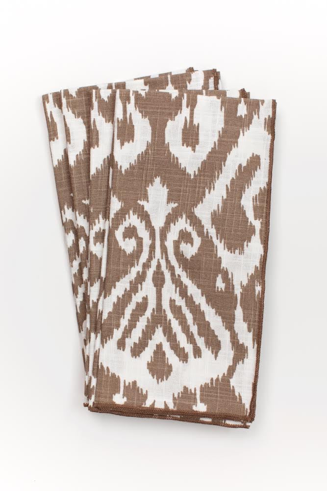 Brown Ikat Napkins