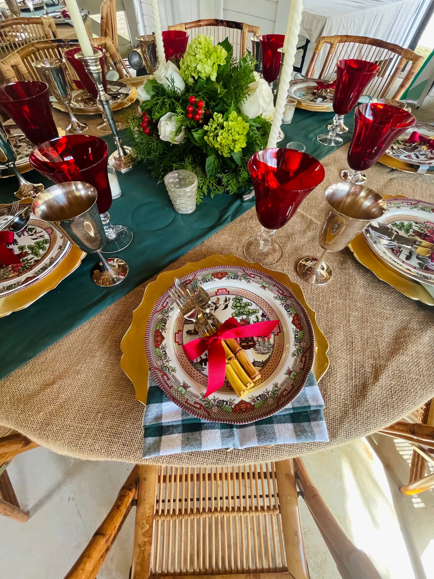 Pink Chinoiserie Plate