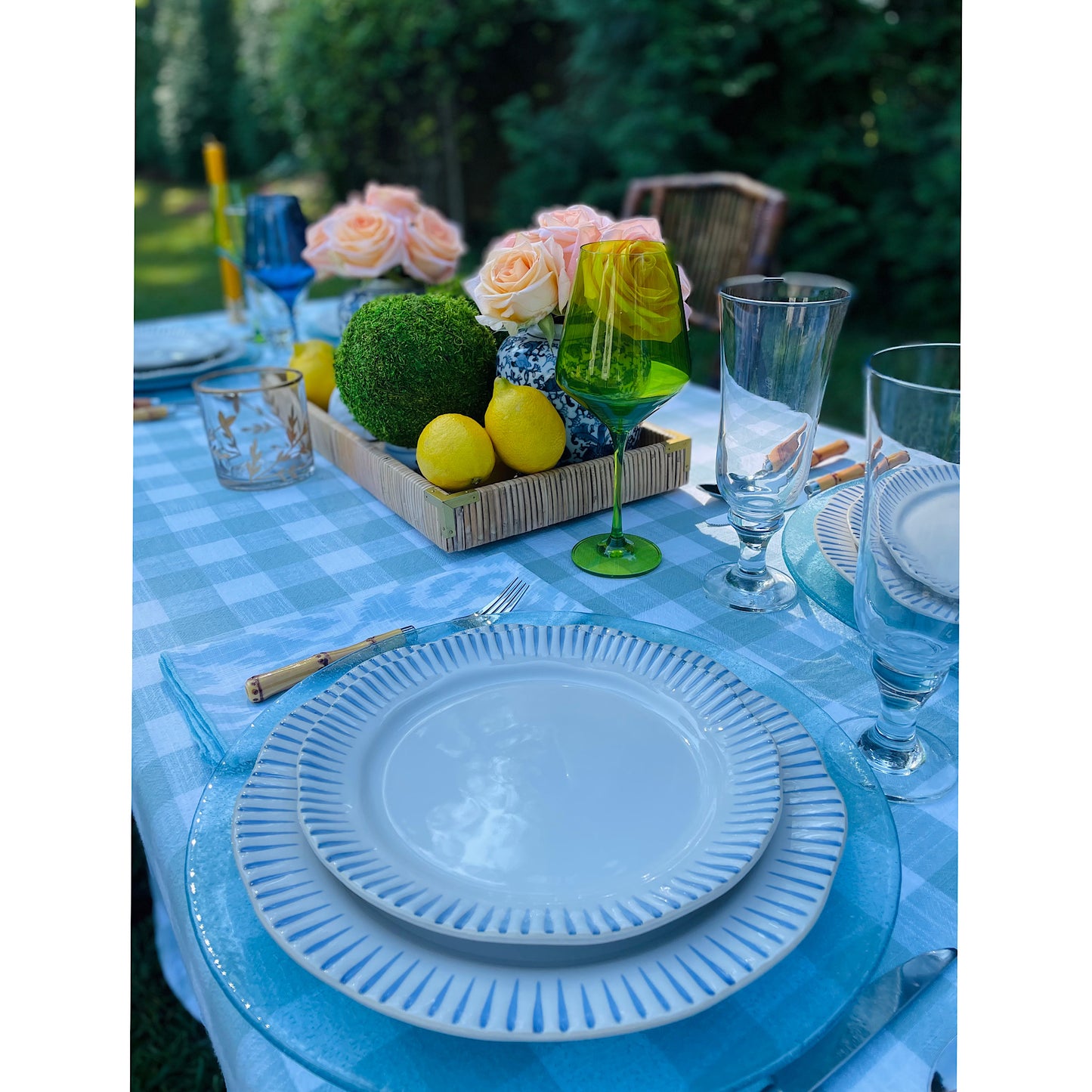 Sitio Stripe Dessert/Salad Plate