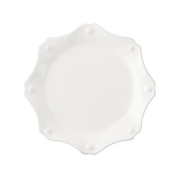 Berry & Thread Scalloped Salad Plate, Whitewash