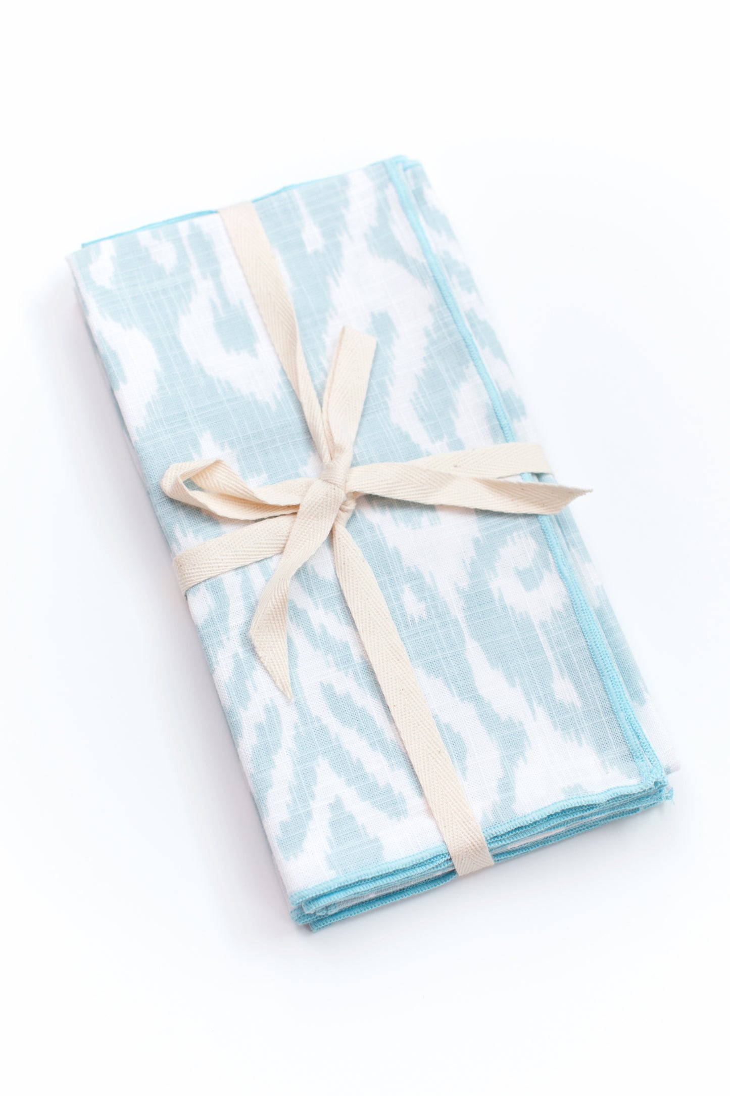 Aqua Ikat Napkins