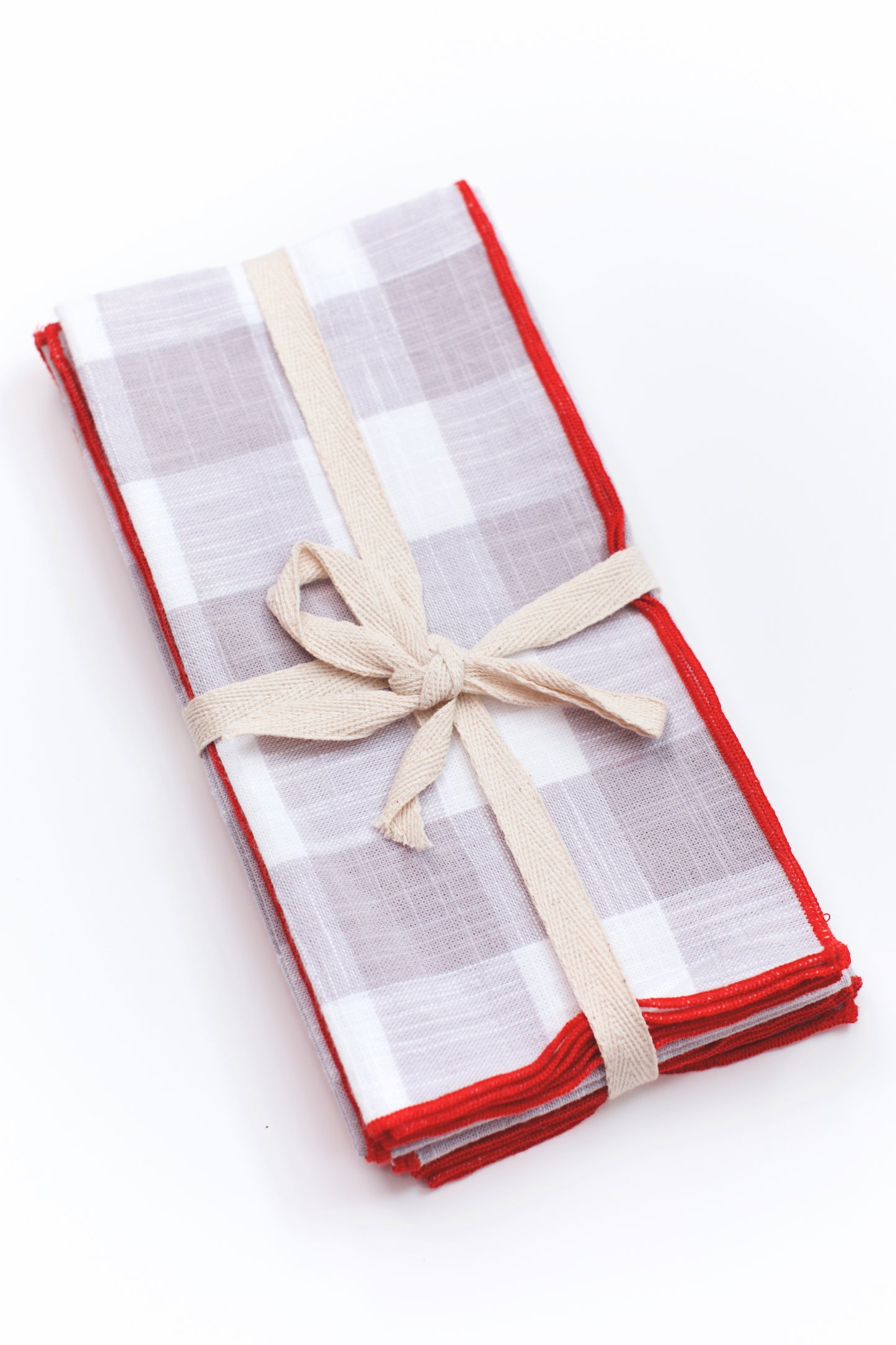 Lavender Buffalo Check Napkins