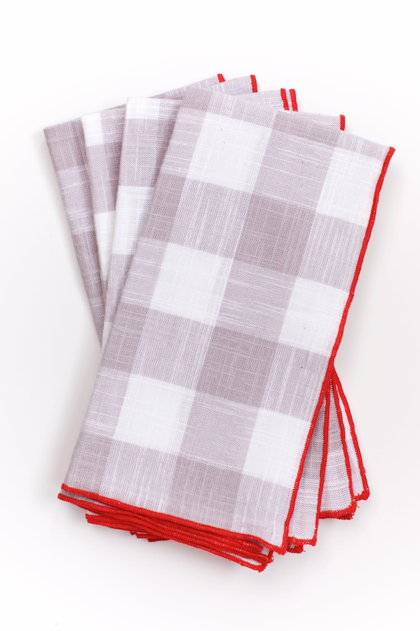 Lavender Buffalo Check Napkins