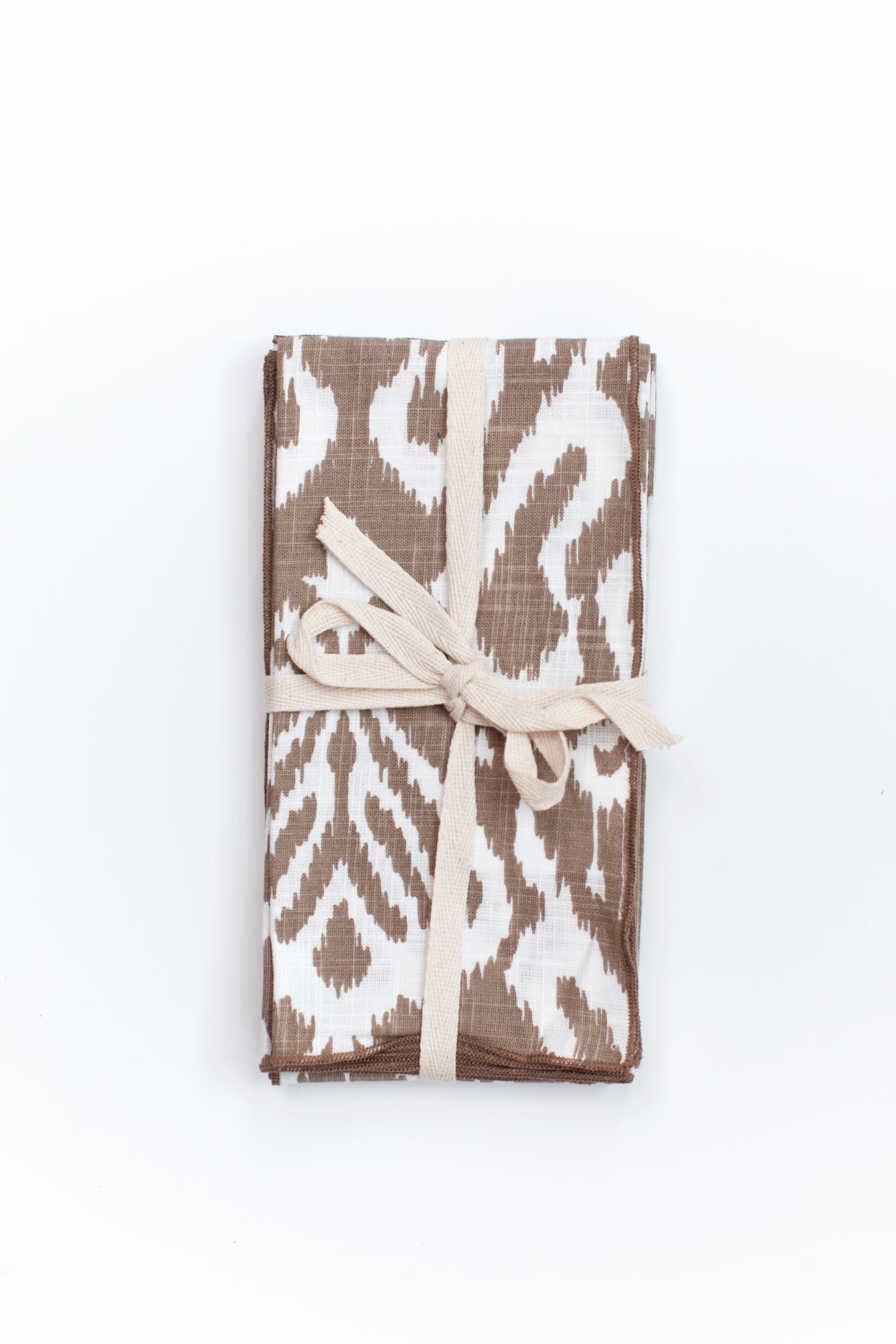Brown Ikat Napkins