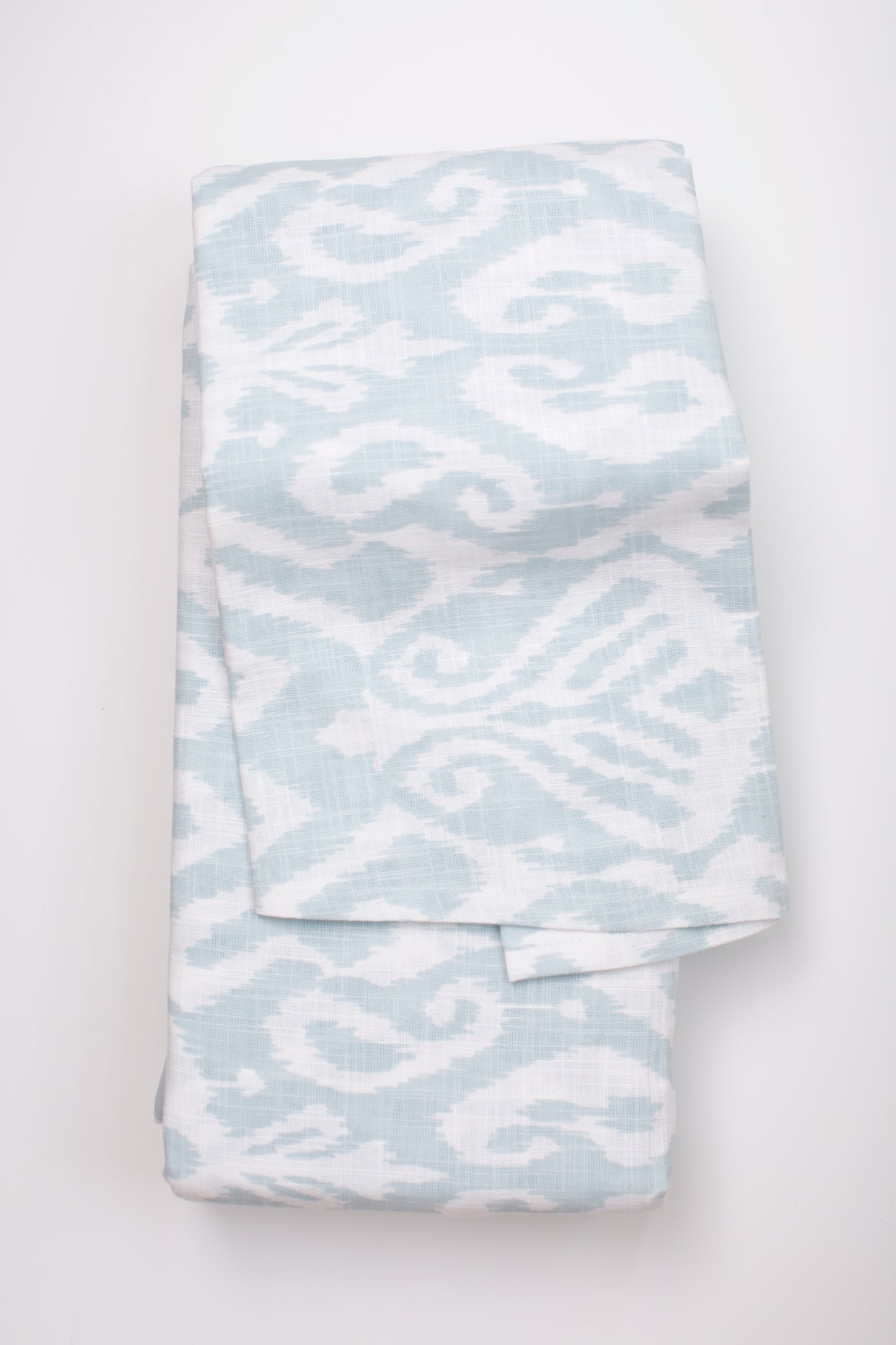Aqua Ikat Tablecloth, Round