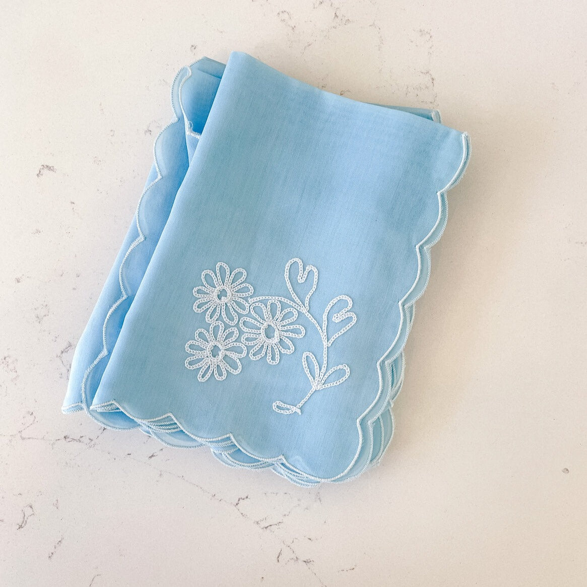 Vintage Powder Blue Napkin