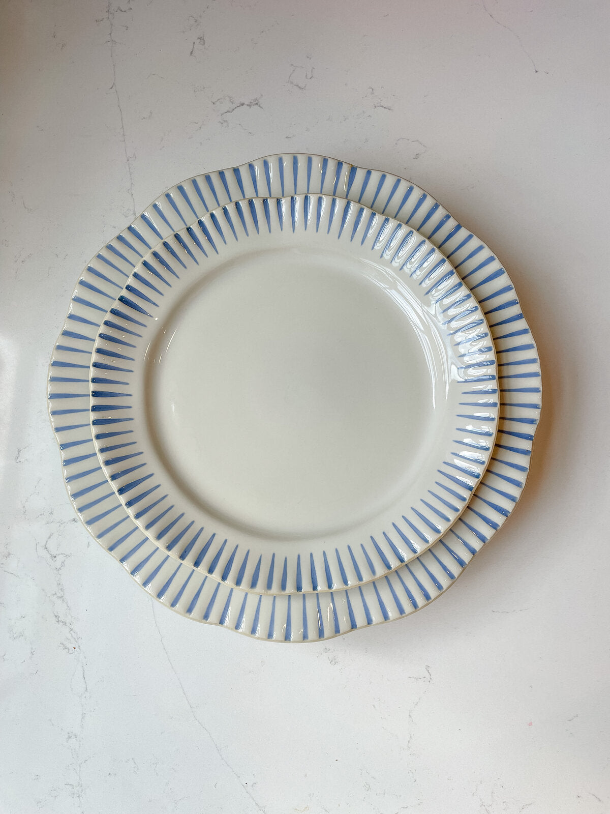 Sitio Striped Dinner Plate