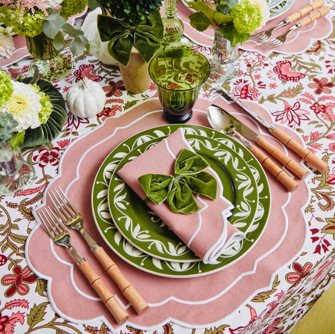 Pink Dahlia Tablecloth