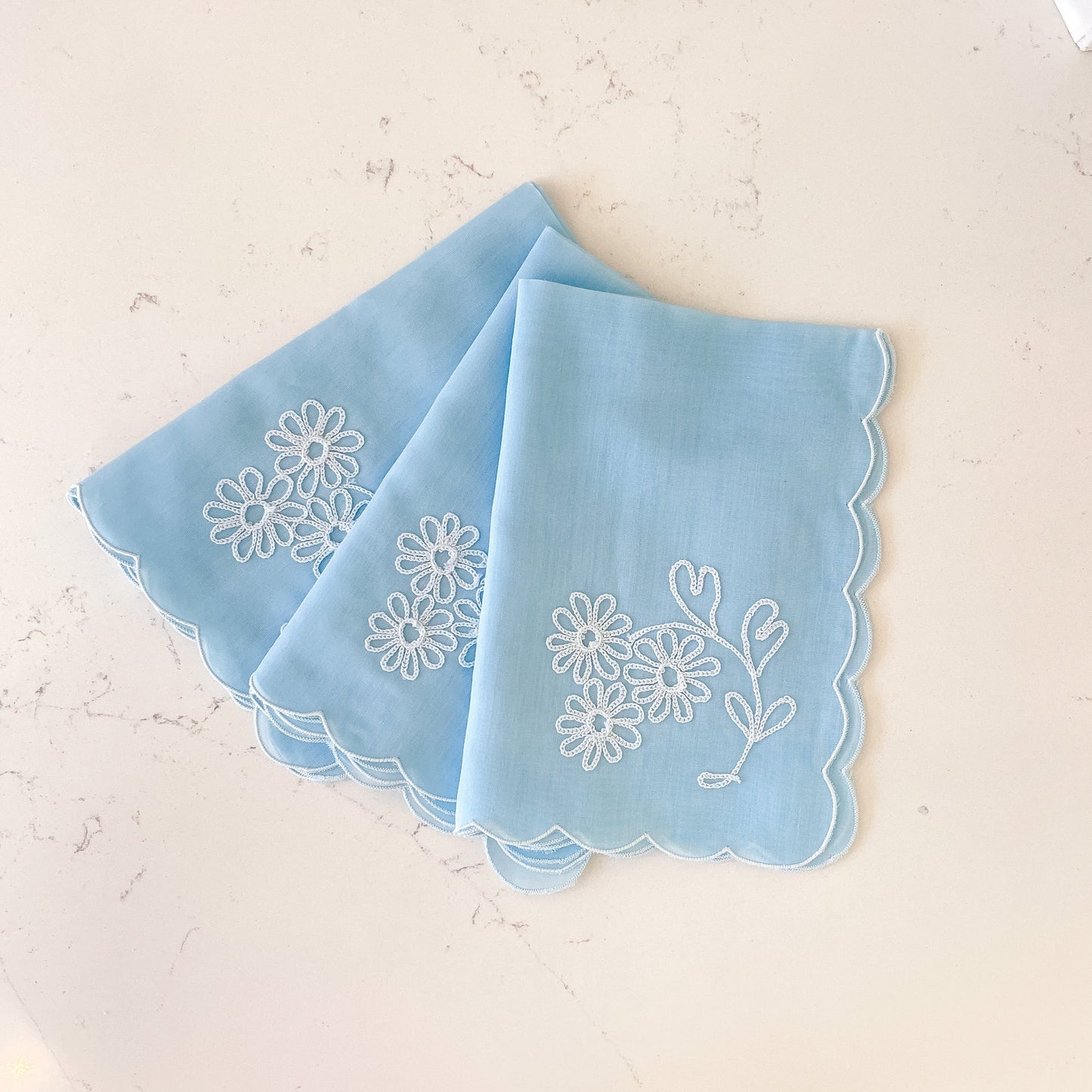 Vintage Powder Blue Napkin
