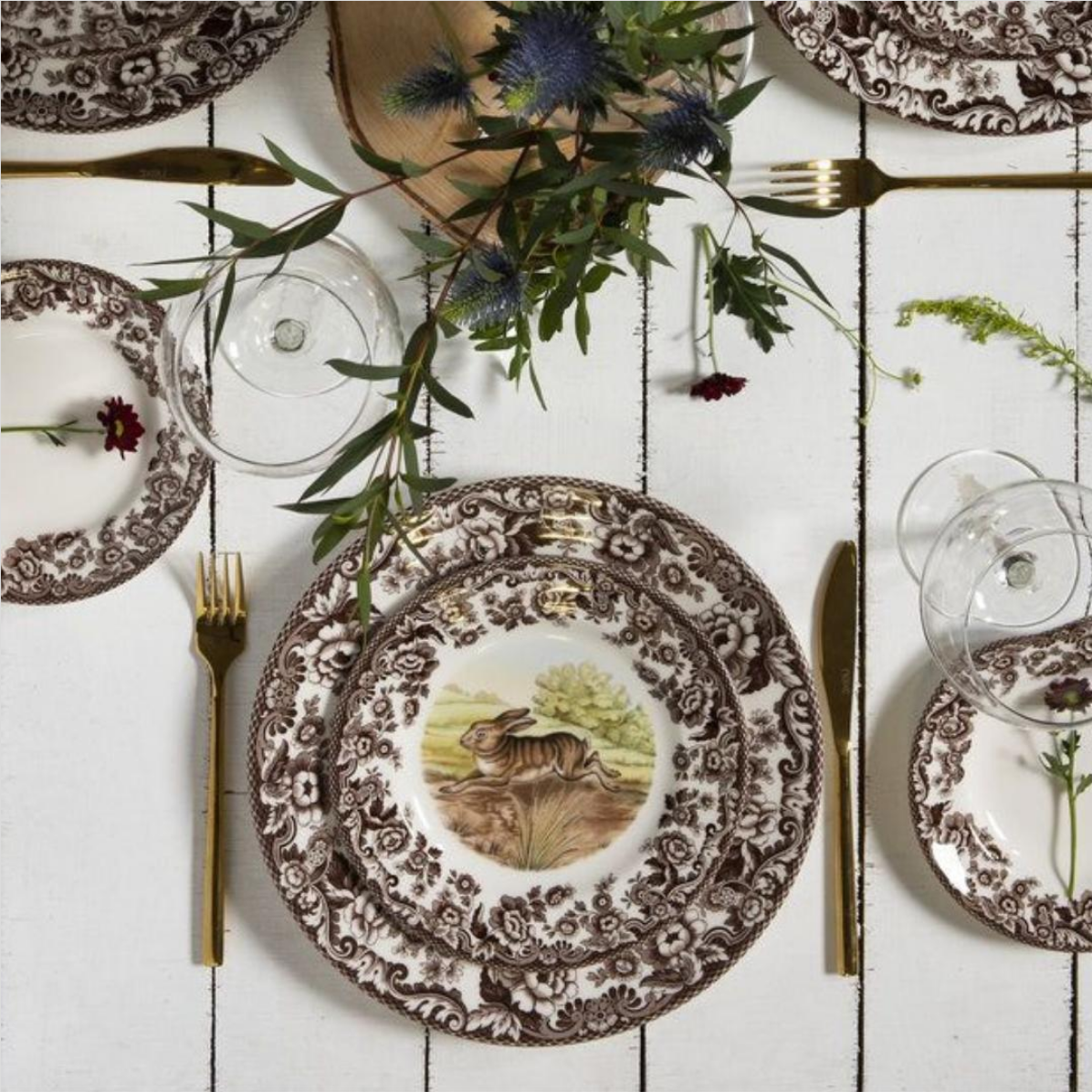 Woodland Salad/Dessert Plate